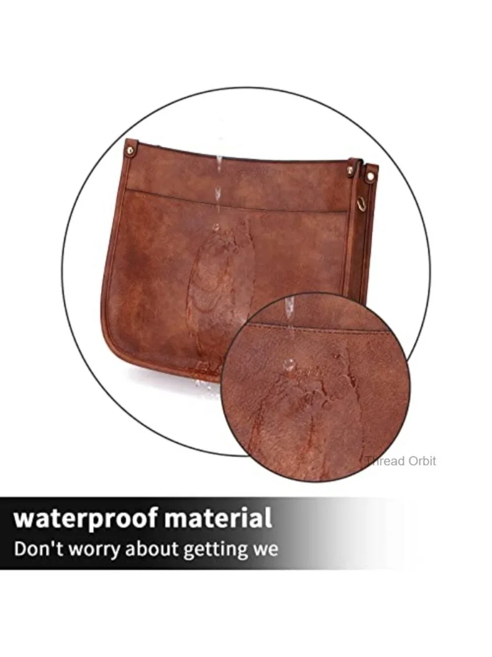Trendy Hobo Crossbody Bag with 2 Adjustable Straps, Vegan Leather, Zipper